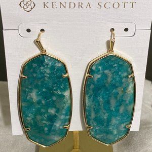 Kendra Scott Dark Teal Amazonite Danielle's NWT